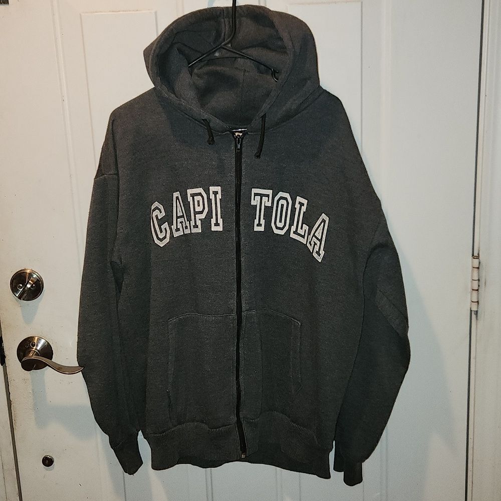 Capitola Full Zip Hoodie Sweatshirt L